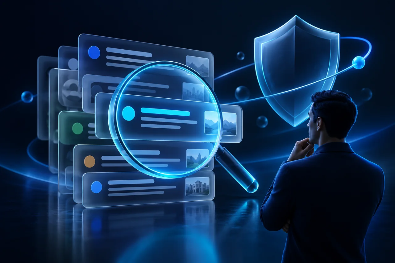 Reputation intelligence. — original conceptual illustration